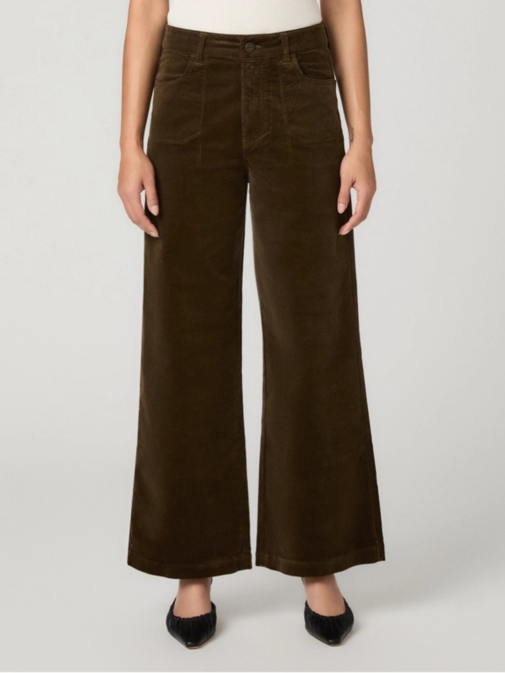 PAIGE Anessa Wide Leg Jean Fern 24